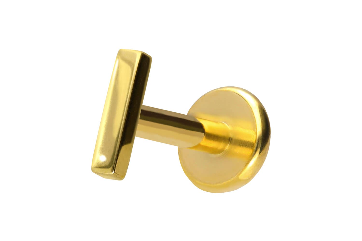 Titan Labret Piercing mit Push Fit BALKEN